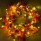 2-Pack 3D Fall Pumpkin String Lights, 40 LED / 13 ft Thanksgiving Decorations – Battery Powered Autumn Garland with Pumpkins, Acorns & Maple Leaves, Indoor/Outdoor Waterproof Fall & Halloween Decor (Warm White Lights)